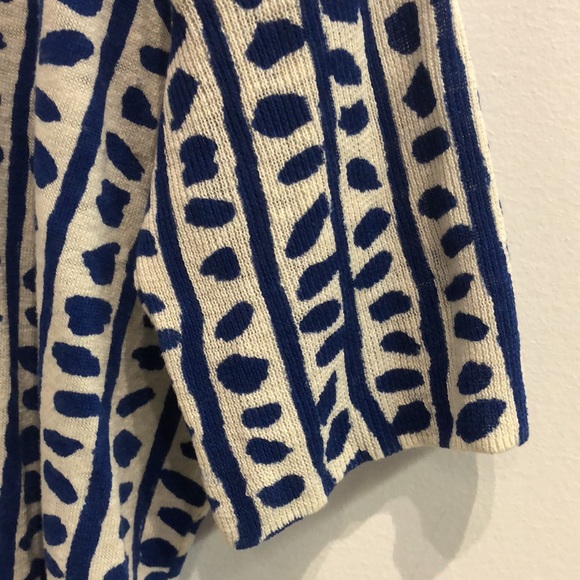 Escada Sport Santam Fantasy Printed Short-Sleeve Cardigan - Picture 5 of 9